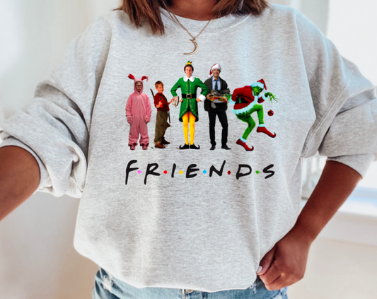 Christmas Friends crewneck sweatshirt